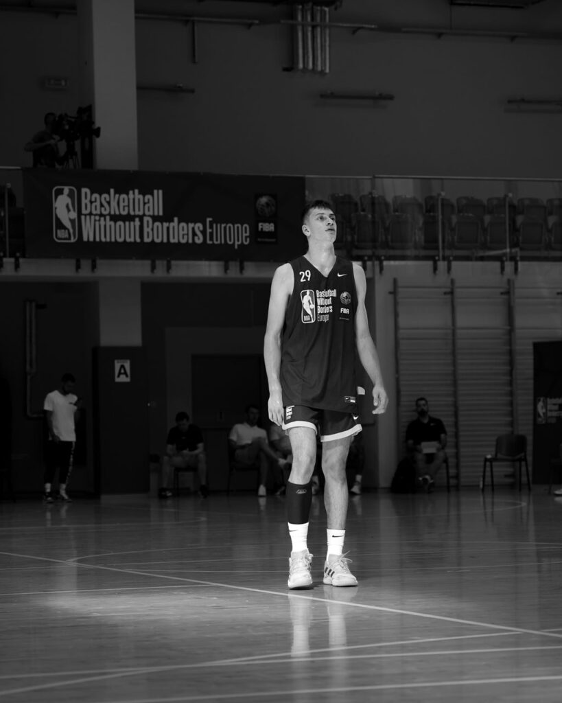 URBAN KROFLIČ at NBA Basketball Without borders camp 2023