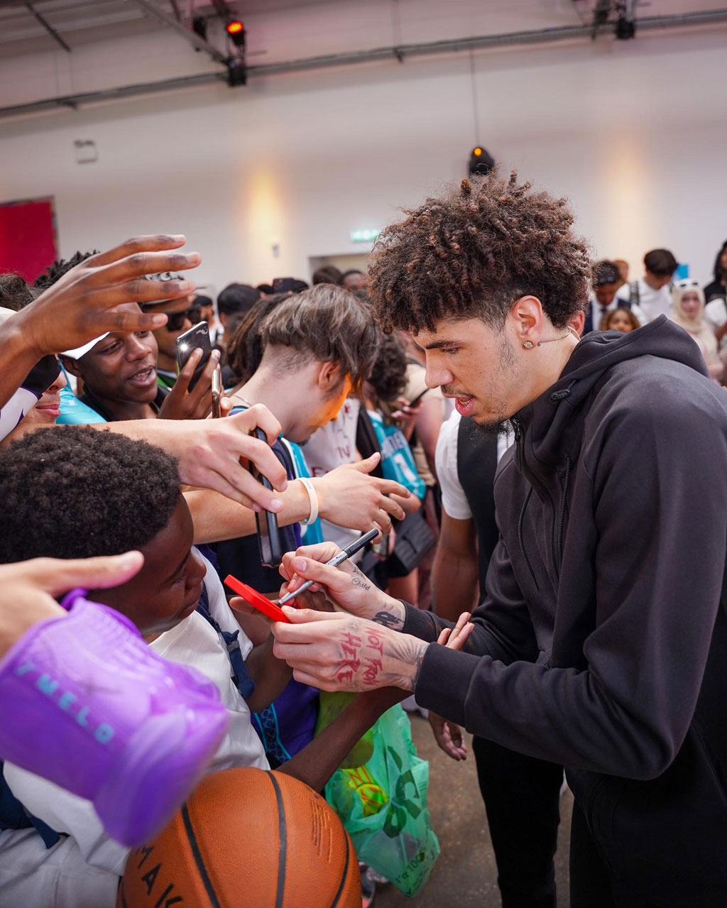 Lamelo Ball at the Puma Melo Faster Tour